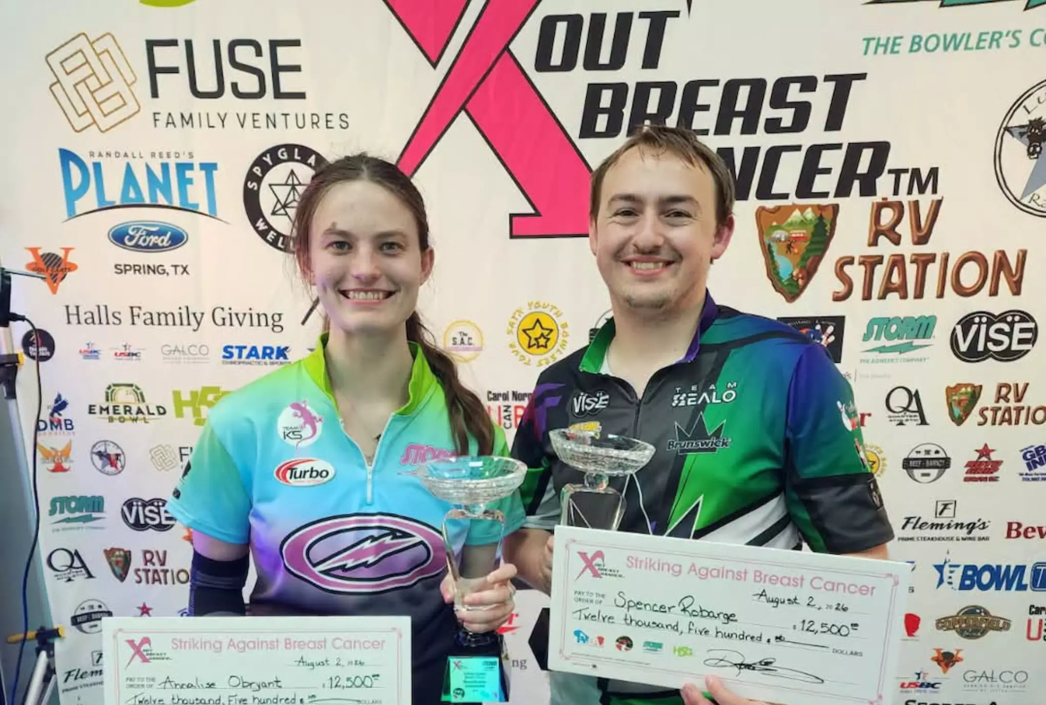 Robarge and OBryant Survive Late Charge to Win SABC Mixed Doubles