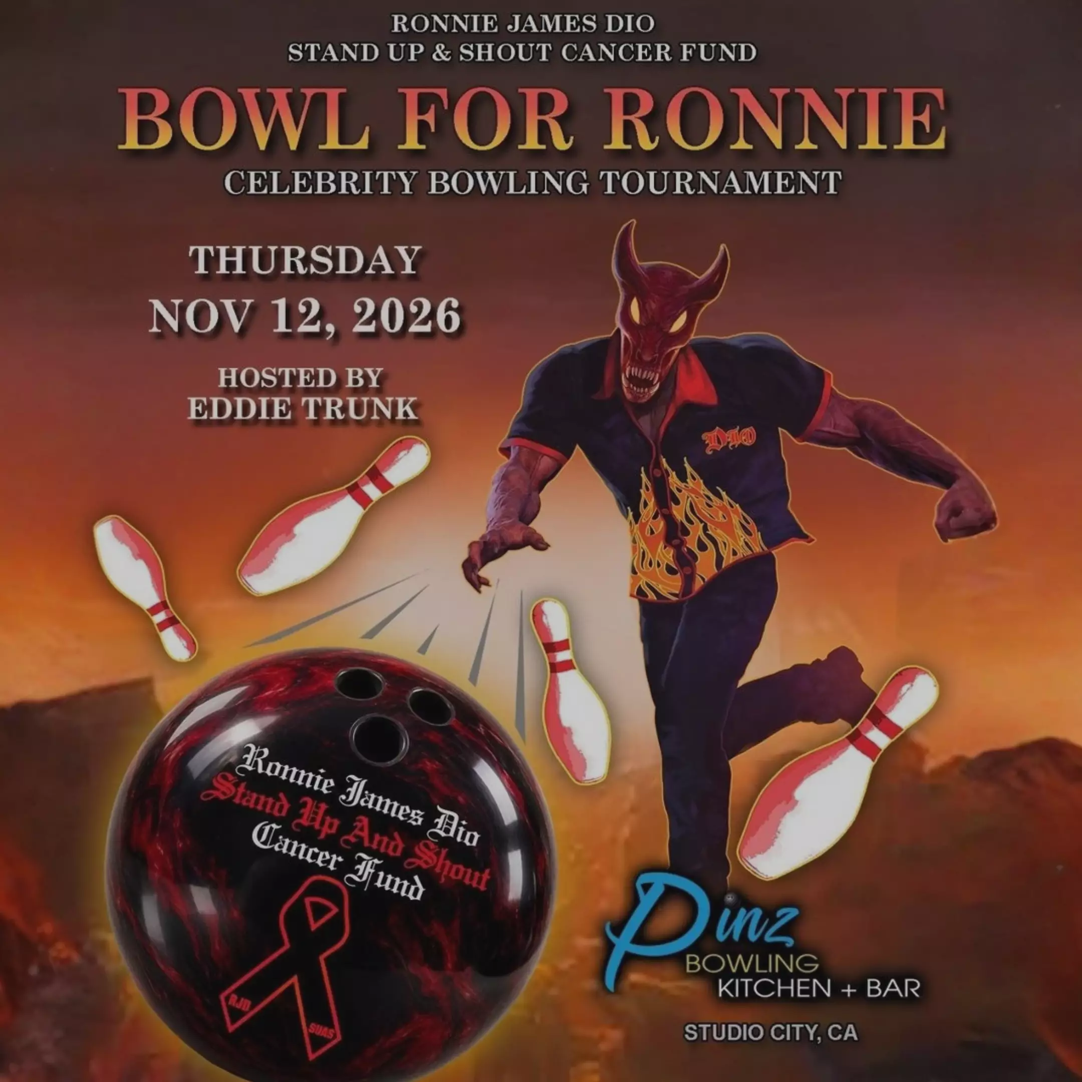 Bowl For Ronnie 2026: bid to bowl with TOOL and Alice in Chains for the Dio Cancer Fund